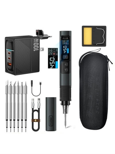 Фото: Паяльник цифровой FNIRSI HS-02B-2 Паяльник цифровой FNIRSI HS-02B-2