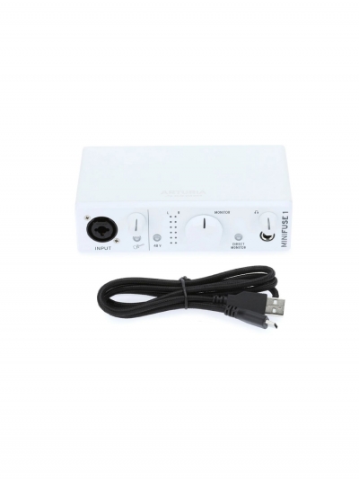 Внешняя звуковая карта с USB, Arturia MiniFuse 1 White-2