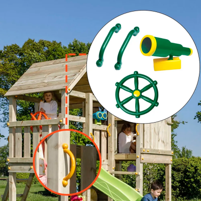 Комплект оборудования детской игровой площадки Exploring, зеленый-4