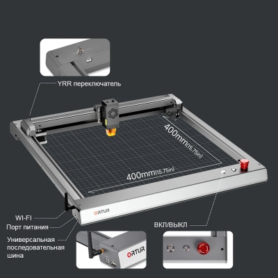 Лазерный гравировальный станок Ortur Master 3, 10 Вт-3